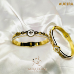 Mini Plus double shell spring stainless steel bracelet bracelet women's cuff bracelet jewelry - Image 2