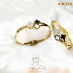 Gold Bangle: Stainless Steel Hypoallergenic Bracelet - Image 2