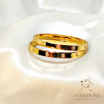 Stainless Steel Round Open Cuff Bracelet bangle - Image 2