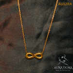 Fashion Gold Stainless Steel No Fade Infinity Necklace for Women - Image 3
