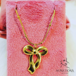 Bowknot Charm Chain Necklace Jewelry for Women