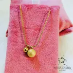 stainless steel frosted ball pendant necklace for women rose gold color choker chains fashion jewelry - Image 3