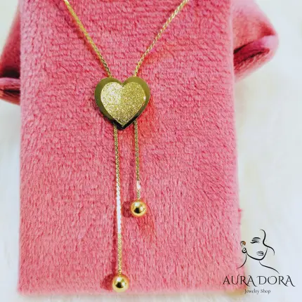 New Sweater Chain Explosions Titanium Love Tassel Necklace Plated with 18K Gold Fashion Joker Jewelry.