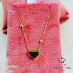 Minimalist Stylish Tiny Hearts Pendant Choker Necklace Titanium Steel Clavicle Chain For Ladies Women Fashion - Image 2