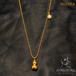 Stainless Steel Ball Chain Pendant Necklaces Plated with 18K Gold Waterproof Necklaces for Women - Image 2