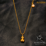 Stainless Steel Ball Chain Pendant Necklaces Plated with 18K Gold Waterproof Necklaces for Women - Image 3