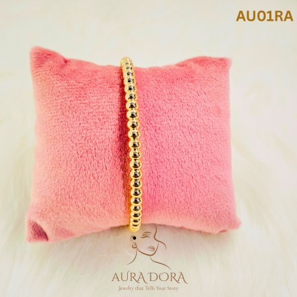 Stainless Steel Ball Bracelet for Women Trendy Spherical Bangles for Anniversary