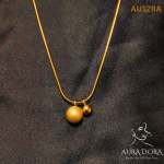 stainless steel frosted ball pendant necklace for women rose gold color choker chains fashion jewelry - Image 2