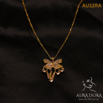 Zircon Tassel Butterfly Necklace for Women New Fashion Stainless Steel Chain Jewelry Wedding Party