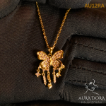 Zircon Tassel Butterfly Necklace for Women New Fashion Stainless Steel Chain Jewelry Wedding Party - Image 2