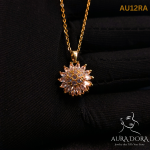 Double-layer Rotatable Sunflower Necklaces For Women Girl Chain Choker Stainless Steel Jewelry - Image 3