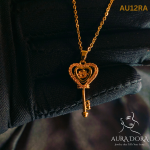 Classic Love Key Necklace Fashion Personality Light Luxury Heart Door Clavicle Chain Fashion Versatile Pendant - Image 2