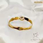 Stainless Steel Life Tree Crystal bangle bracelets