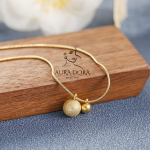 stainless steel frosted ball pendant necklace for women rose gold color choker chains fashion jewelry